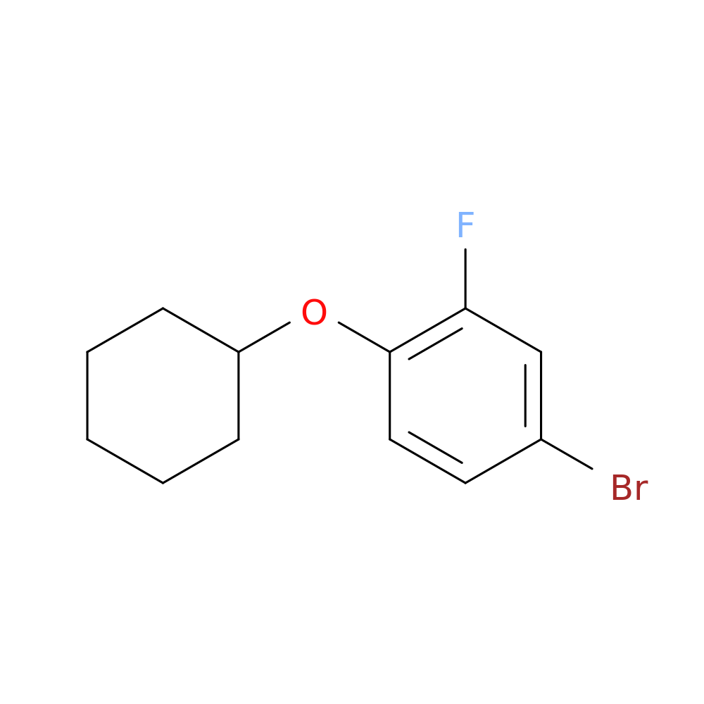 4-Bromo-1-(cyclohexyloxy)-2-fluorobenzene