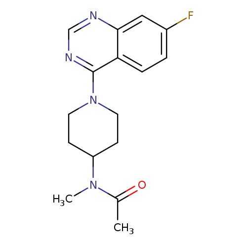 N-[1-(7-fluoroquinazolin-4-yl)piperidin-4-yl]-N-methylacetamide