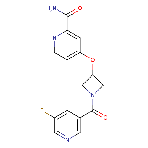 4-{[1-(5-fluoropyridine-3-carbonyl)azetidin-3-yl]oxy}pyridine-2-carboxamide