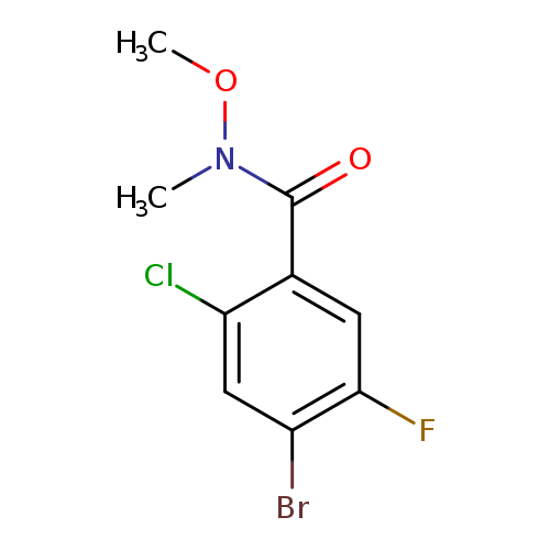 4-Bromo-2-chloro-5-fluoro-N-methoxy-N-methylbenzamide