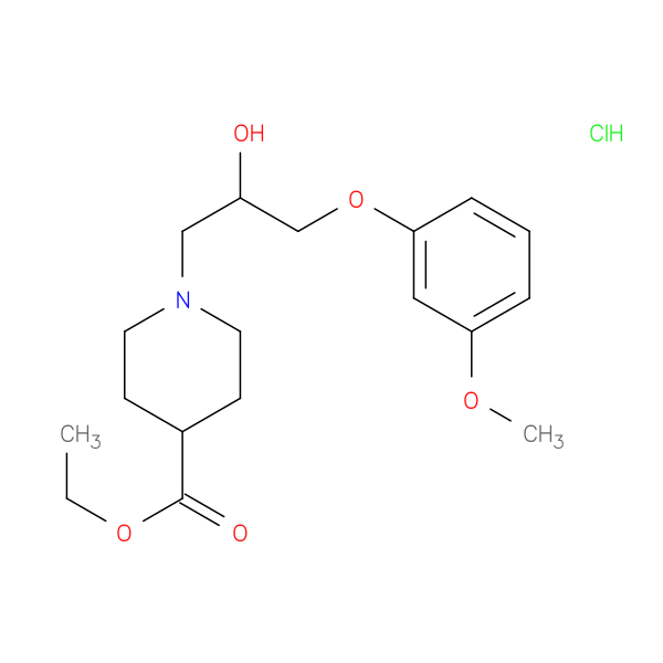 1-[2-HYDROXY-3-(3-METHOXY-PHENOXY)-PROPYL]-PIPERIDINE-4-CARBOXYLIC ACID E+