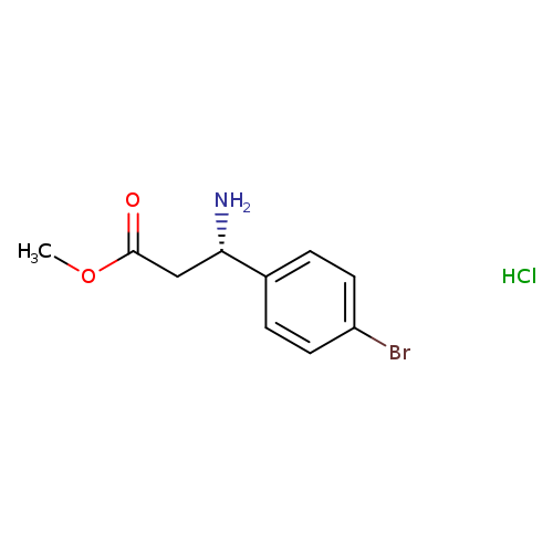 Benzenepropanoic acid, β-amino-4-bromo-, methyl ester, hydrochloride (1:1), (βS)-