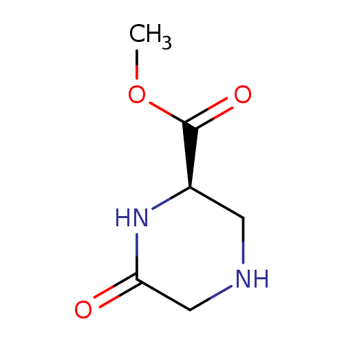 2-Piperazinecarboxylic acid, 6-oxo-, methyl ester, (2R)-