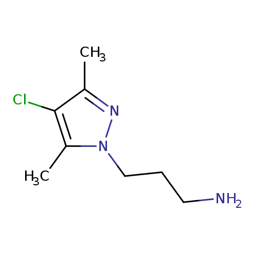 3-(4-Chloro-3,5-dimethyl-1h-pyrazol-1-yl)propan-1-amine