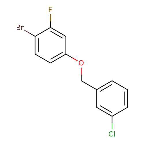 1-bromo-4-[(3-chlorophenyl)methoxy]-2-fluorobenzene