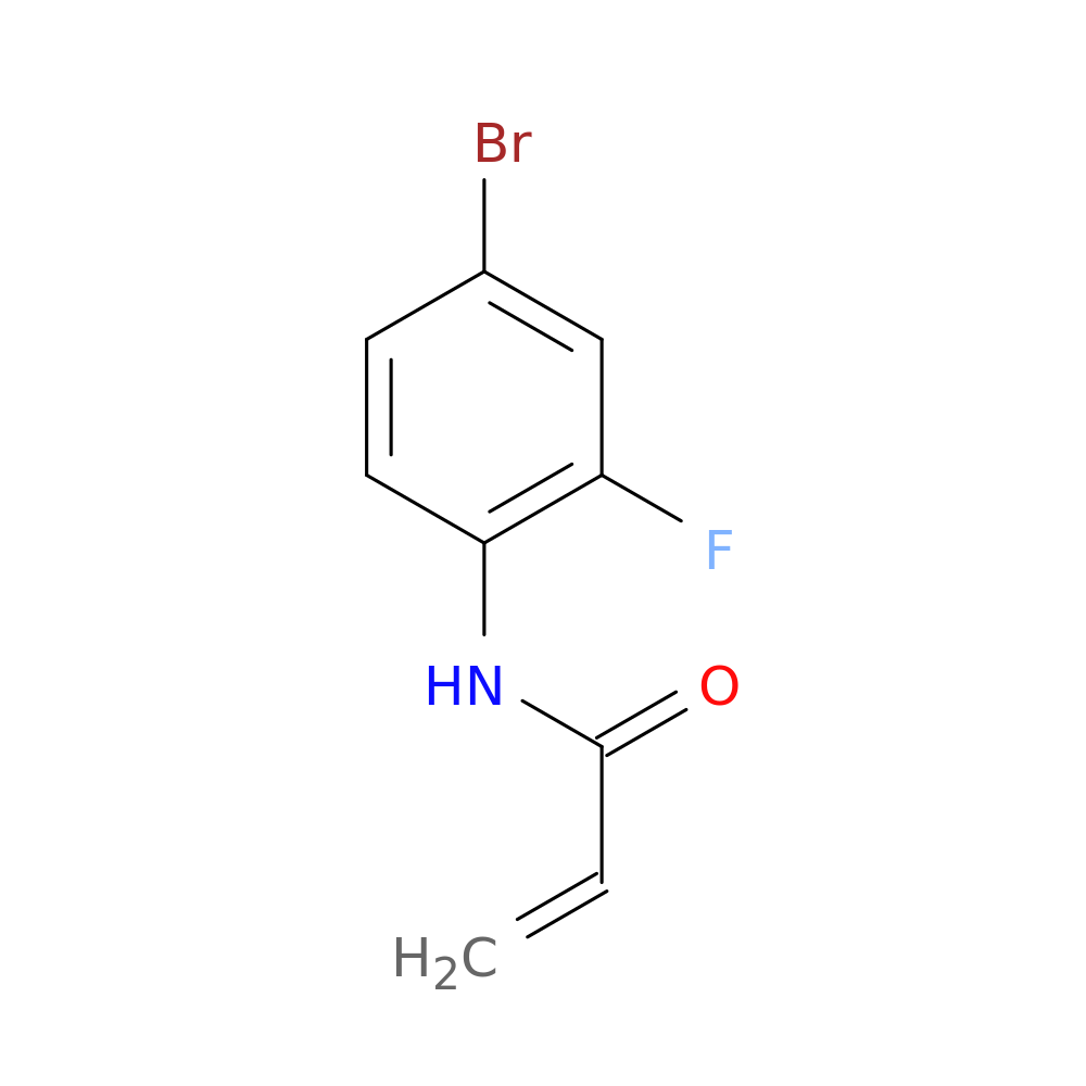 N-(4-bromo-2-fluorophenyl)prop-2-enamide