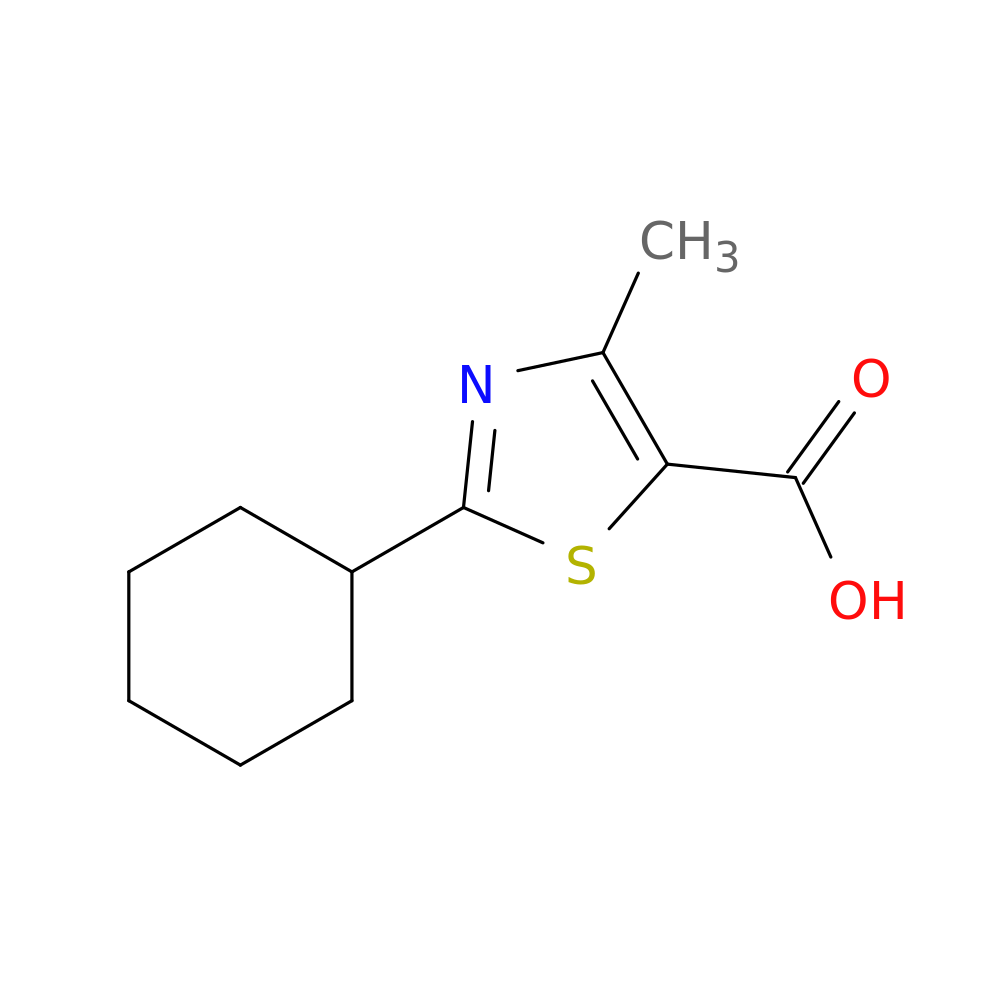 2-cyclohexyl-4-methyl-1,3-thiazole-5-carboxylic acid