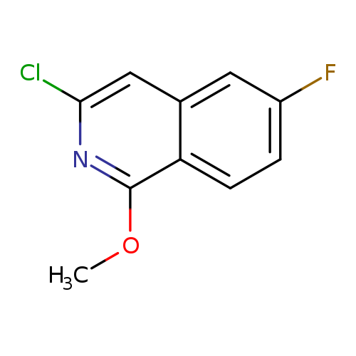 3-chloro-6-fluoro-1-methoxyisoquinoline