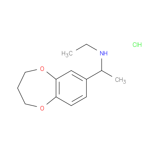 [1-(3,4-dihydro-2H-1,5-benzodioxepin-7-yl)ethyl](ethyl)amine hydrochloride