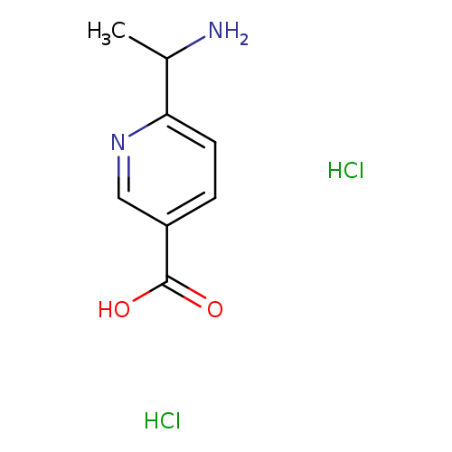 6-(1-aminoethyl)pyridine-3-carboxylic acid dihydrochloride