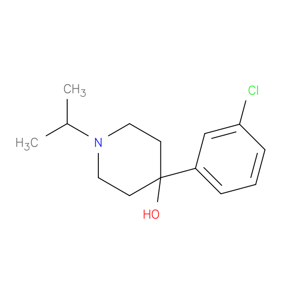 4-(3-chlorophenyl)-1-(propan-2-yl)piperidin-4-ol