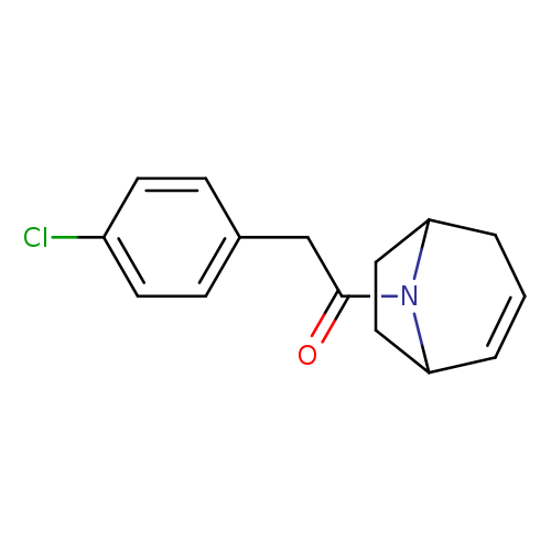 1-{8-azabicyclo[3.2.1]oct-2-en-8-yl}-2-(4-chlorophenyl)ethan-1-one