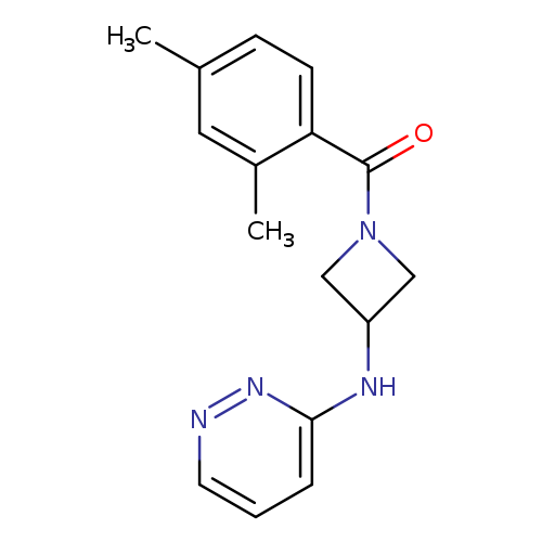 N-[1-(2,4-dimethylbenzoyl)azetidin-3-yl]pyridazin-3-amine