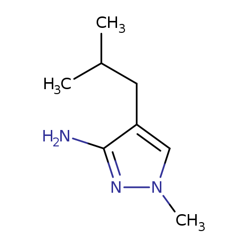 1-methyl-4-(2-methylpropyl)-1H-pyrazol-3-amine
