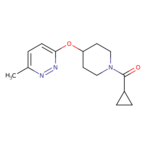 3-[(1-cyclopropanecarbonylpiperidin-4-yl)oxy]-6-methylpyridazine