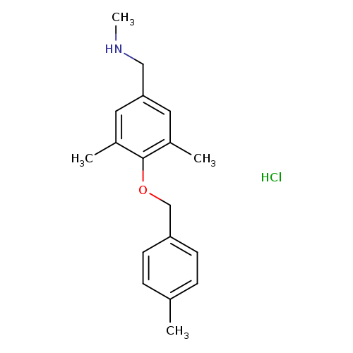 ({3,5-dimethyl-4-[(4-methylphenyl)methoxy]phenyl}methyl)(methyl)amine hydrochloride