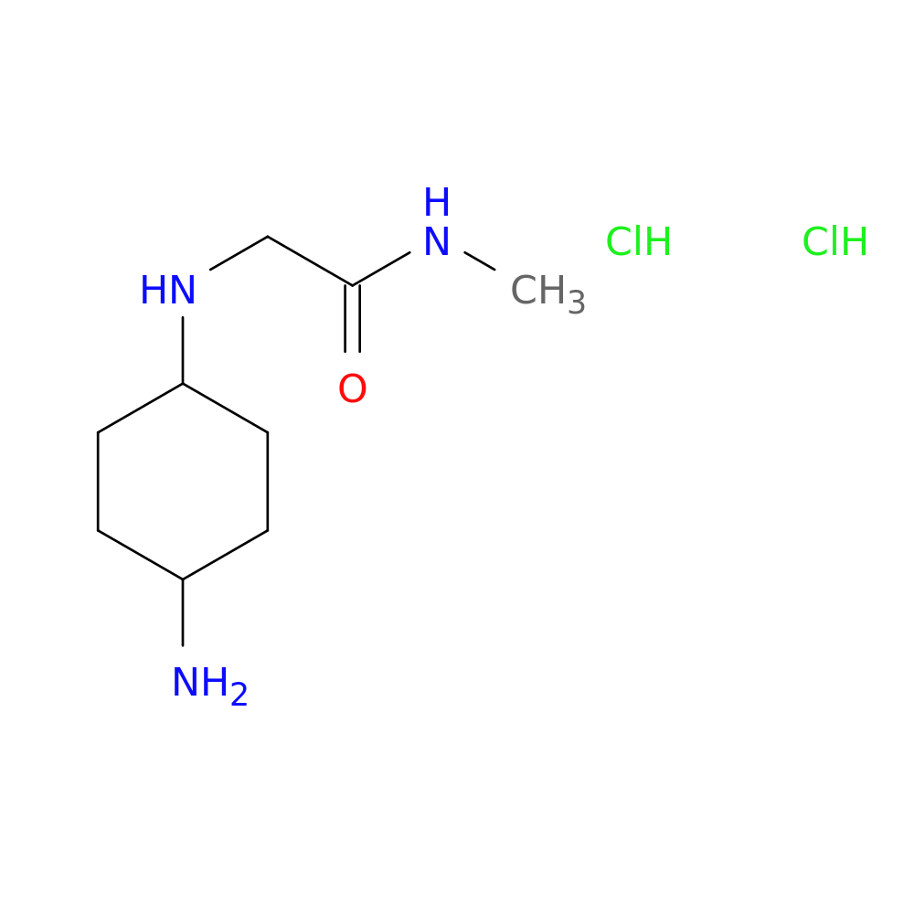 2-[(4-aminocyclohexyl)amino]-N-methylacetamide dihydrochloride