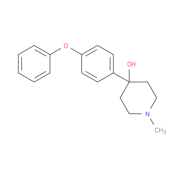 4-Hydroxy-4-(4-phenoxyphenyl)-1-methylpiperidine