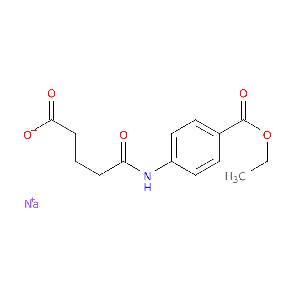sodium 4-{[4-(ethoxycarbonyl)phenyl]carbamoyl}butanoate