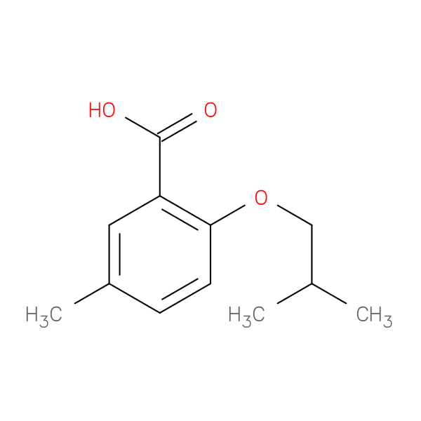 2-Isobutoxy-5-methylbenzoic acid