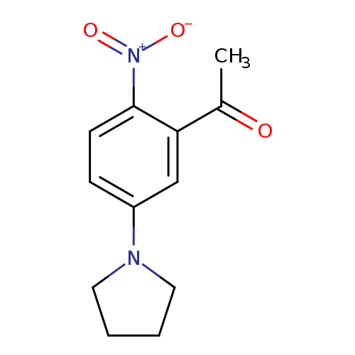 1-[2-nitro-5-(pyrrolidin-1-yl)phenyl]ethan-1-one