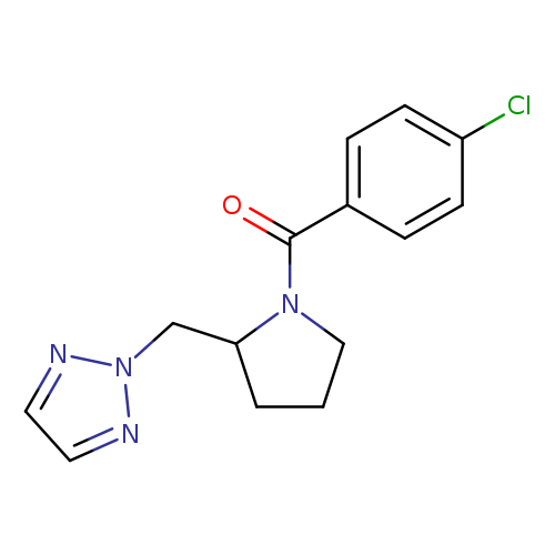 2-{[1-(4-chlorobenzoyl)pyrrolidin-2-yl]methyl}-2H-1,2,3-triazole
