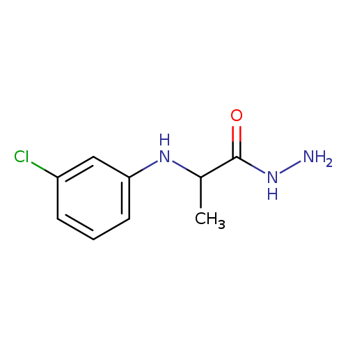 2-[(3-Chlorophenyl)amino]propanohydrazide
