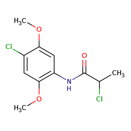 2-Chloro-n-(4-chloro-2,5-dimethoxyphenyl)propanamide