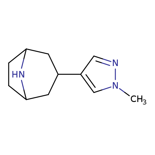 3-(1-methyl-1H-pyrazol-4-yl)-8-azabicyclo[3.2.1]octane