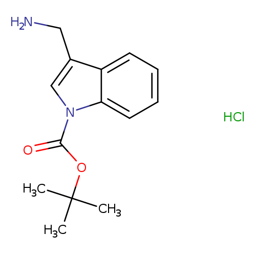 tert-Butyl3-(aminomethyl)-1H-indole-1-carboxylate hydrochloride