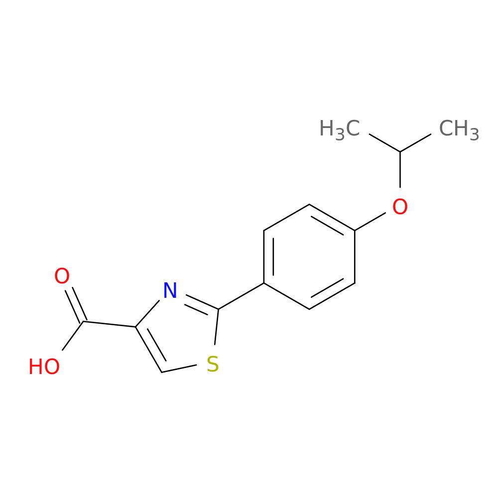 2-[4-(propan-2-yloxy)phenyl]-1,3-thiazole-4-carboxylic acid