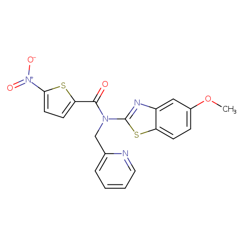 N-(5-methoxy-1,3-benzothiazol-2-yl)-5-nitro-N-[(pyridin-2-yl)methyl]thiophene-2-carboxamide
