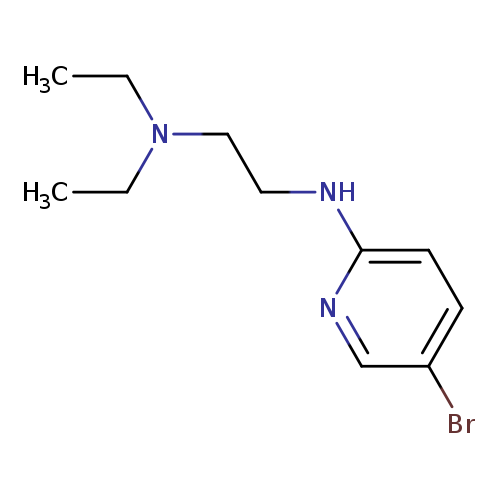 {2-[(5-bromopyridin-2-yl)amino]ethyl}diethylamine