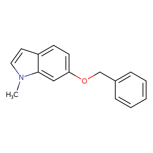 1H-Indole, 1-methyl-6-(phenylmethoxy)-