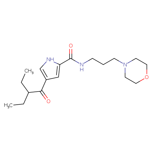 4-(2-ethylbutanoyl)-N-[3-(morpholin-4-yl)propyl]-1H-pyrrole-2-carboxamide