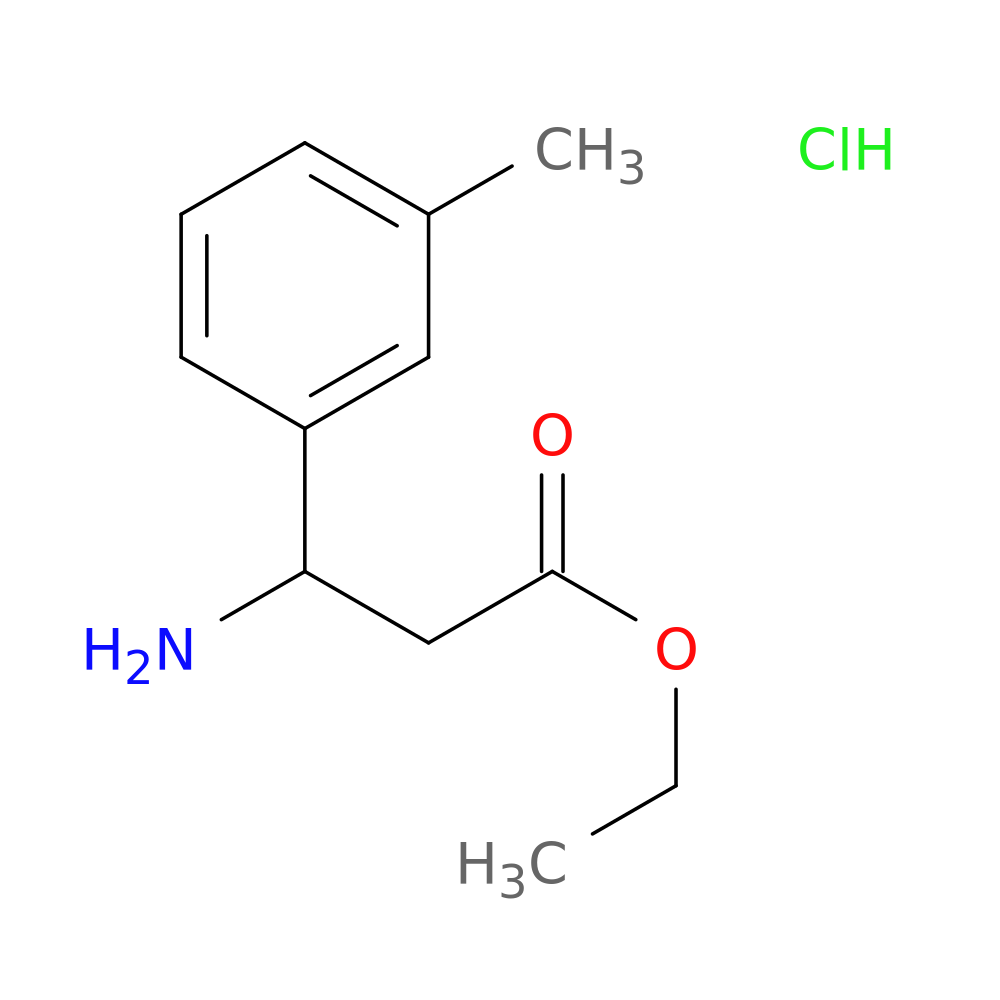 Ethyl 3-amino-3-(m-tolyl)propanoate hydrochloride