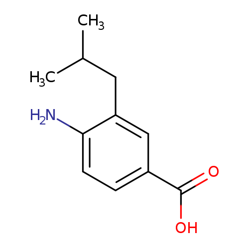 4-amino-3-(2-methylpropyl)benzoic acid