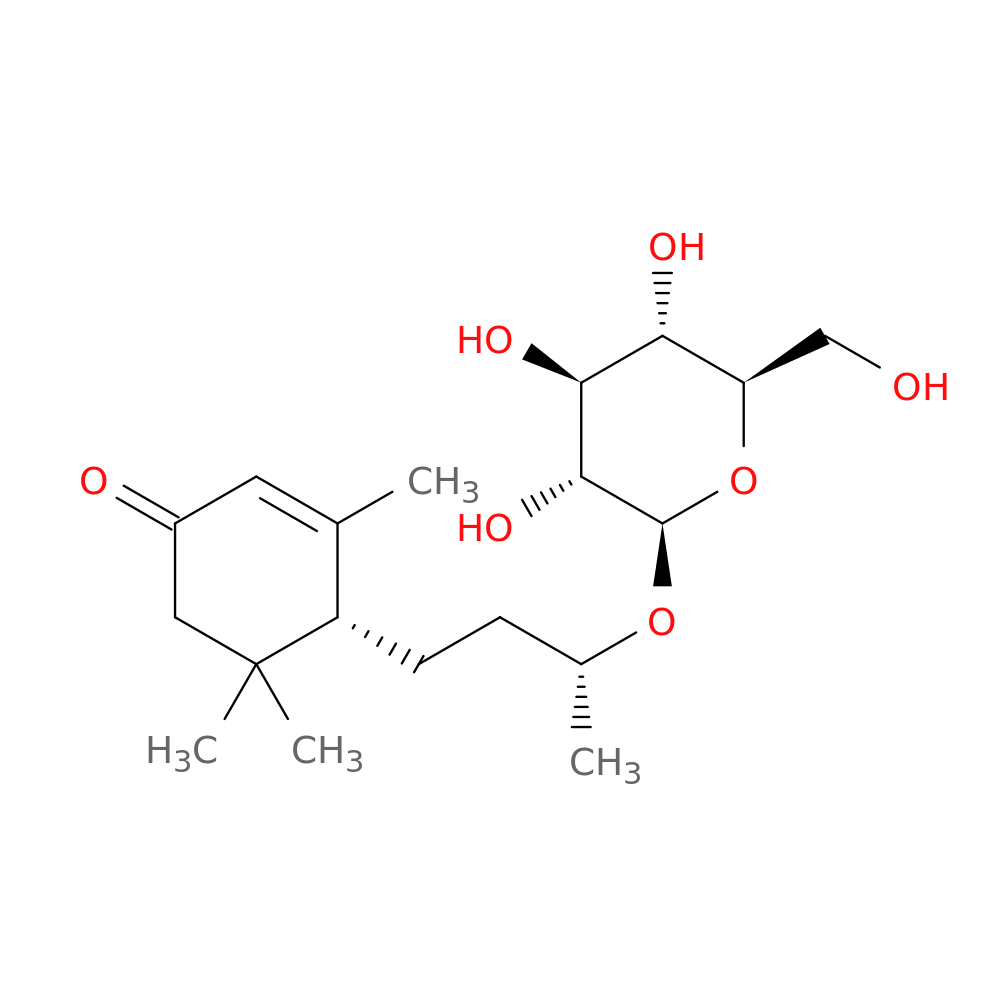 Blumenol C glucoside
