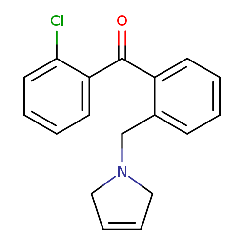 (2-Chlorophenyl)(2-((2,5-dihydro-1H-pyrrol-1-yl)methyl)phenyl)methanone