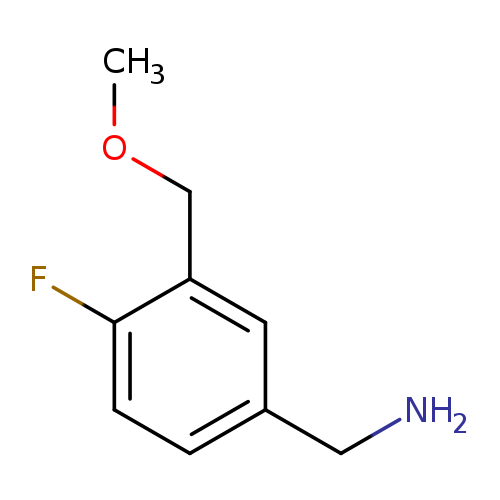 [4-fluoro-3-(methoxymethyl)phenyl]methanamine