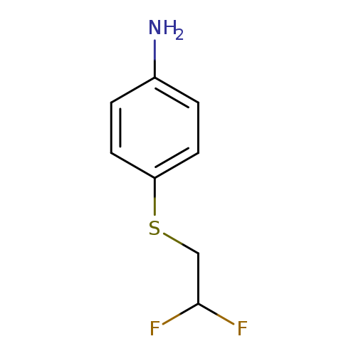 4-[(2,2-difluoroethyl)sulfanyl]aniline