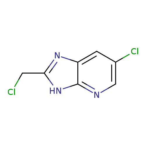 6-chloro-2-(chloromethyl)-3H-imidazo[4,5-b]pyridine