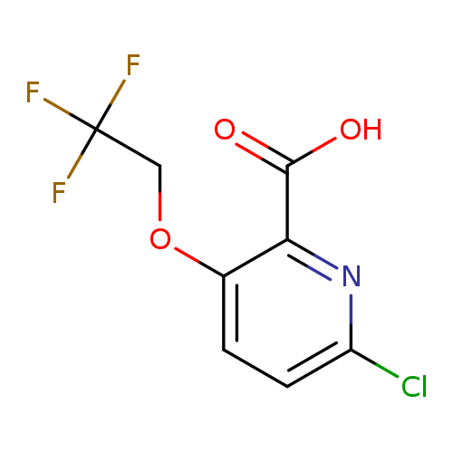 6-chloro-3-(2,2,2-trifluoroethoxy)pyridine-2-carboxylicacid