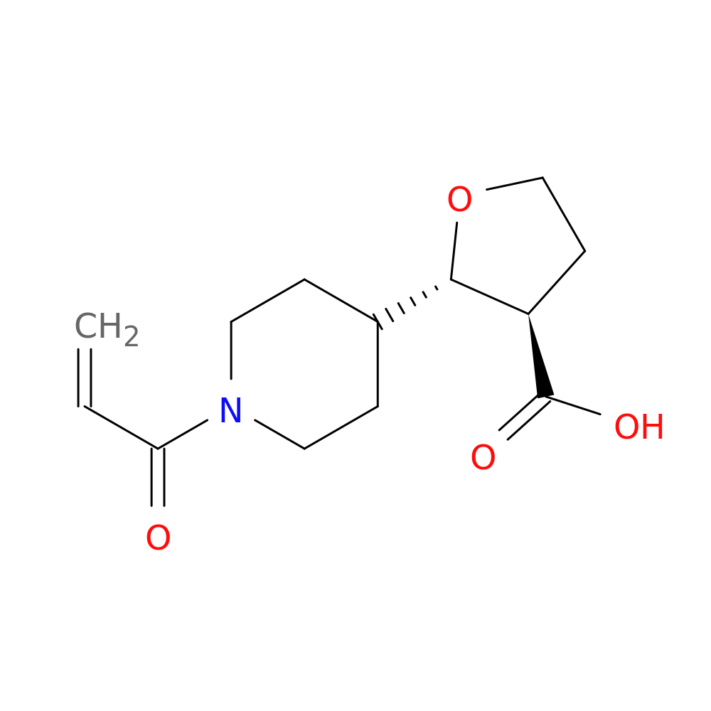 rac-(2R,3S)-2-[1-(prop-2-enoyl)piperidin-4-yl]oxolane-3-carboxylic acid