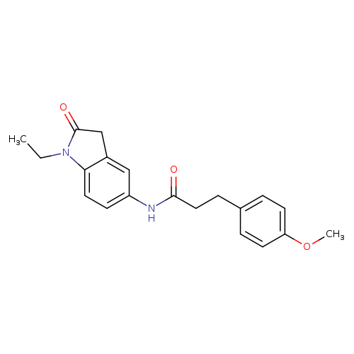 N-(1-ethyl-2-oxo-2,3-dihydro-1H-indol-5-yl)-3-(4-methoxyphenyl)propanamide