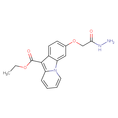 ethyl 3-[(hydrazinecarbonyl)methoxy]pyrido[1,2-a]indole-10-carboxylate