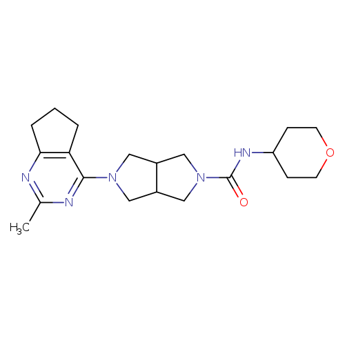 5-{2-methyl-5H,6H,7H-cyclopenta[d]pyrimidin-4-yl}-N-(oxan-4-yl)-octahydropyrrolo[3,4-c]pyrrole-2-carboxamide