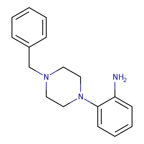 Benzenamine, 2-[4-(phenylmethyl)-1-piperazinyl]-