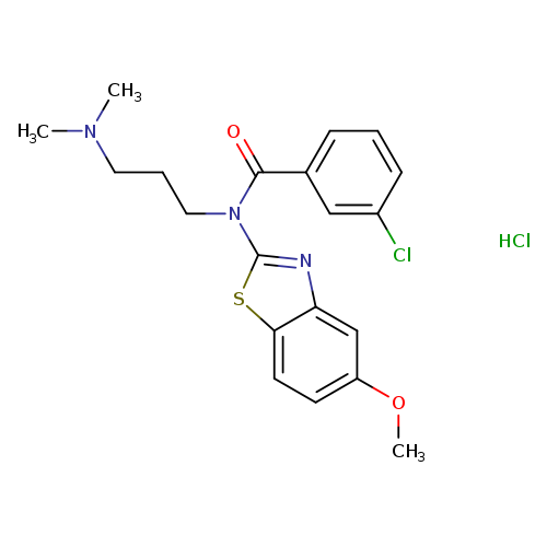 3-chloro-N-[3-(dimethylamino)propyl]-N-(5-methoxy-1,3-benzothiazol-2-yl)benzamide hydrochloride
