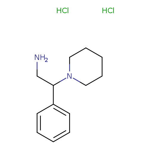 [2-Phenyl-2-(1-piperidinyl)ethyl]amine dihydrochloride
